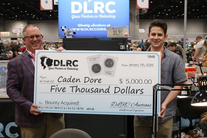 DLRC Pays $5,000 Bounty for Rare Silver Dollar