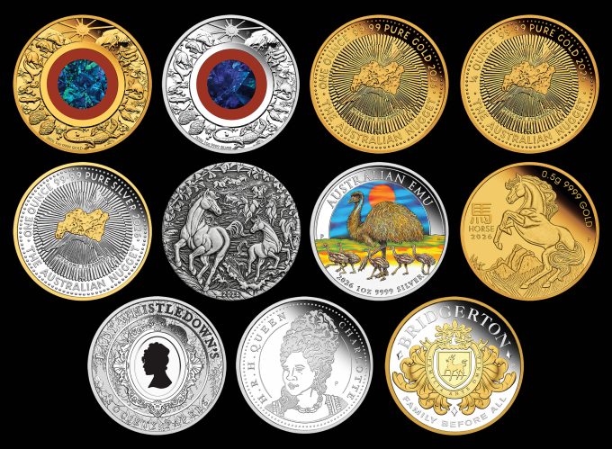 Perth Mint Rolls Out Opal, Nugget, Lunar & Bridgerton Coins