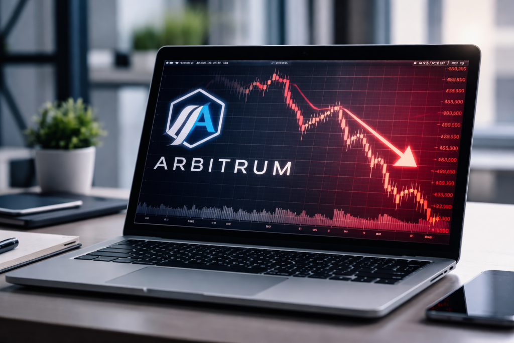 ARB price prediction as $56.9 million in capital exits Arbitrum network
