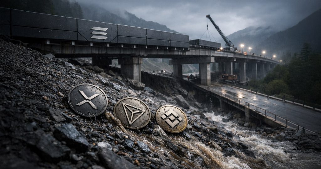 XRP, TRX, and BNB Slide Amid Broader Crypto Volatility as SONAMI Accelerates Layer 2 Development on Solana