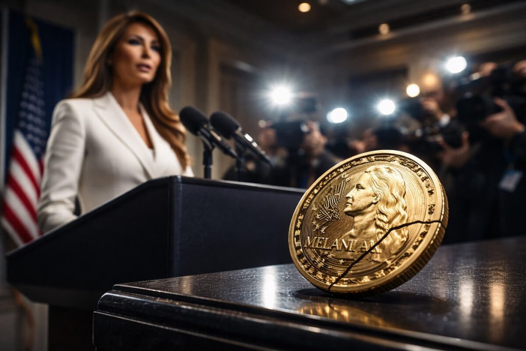 Melania Trump’s token stays flat despite Jeffrey Epstein denial