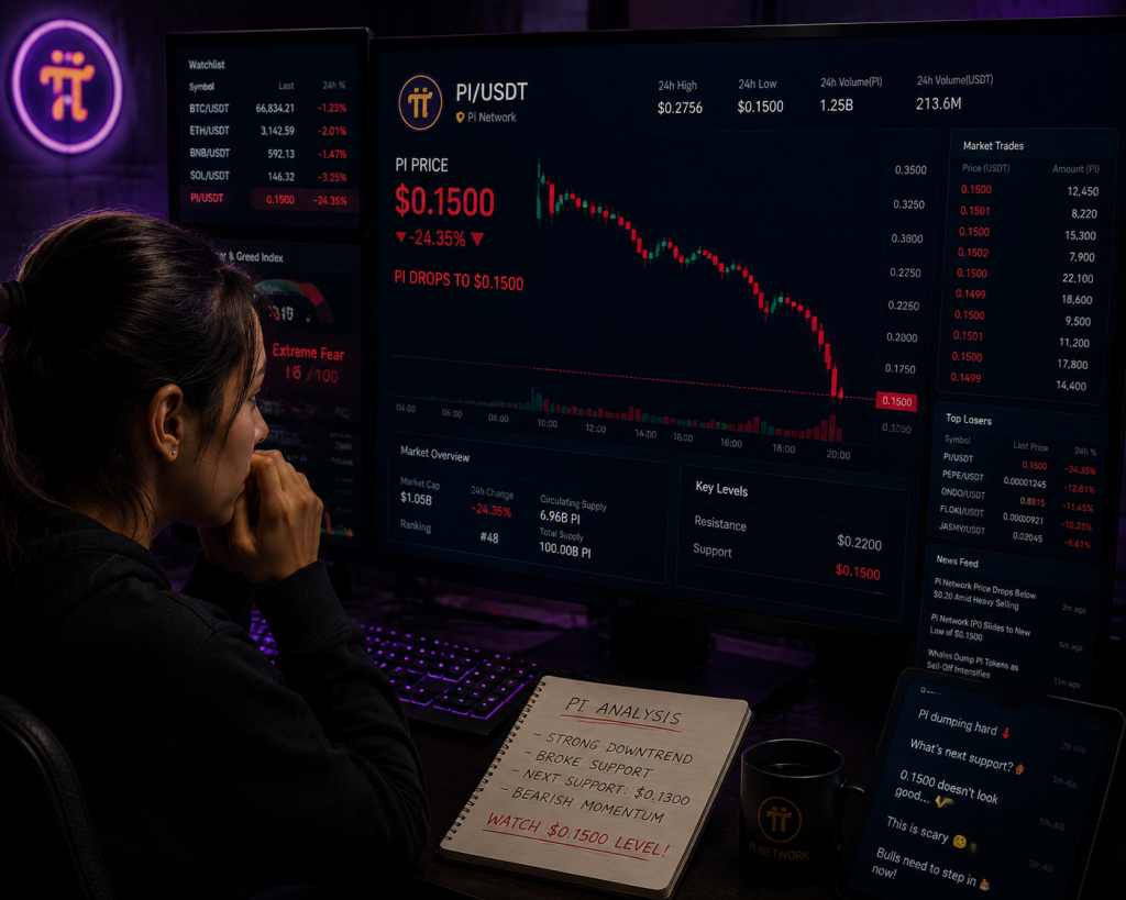 Will the CEX outflows allow PI to recover above $0.1500?