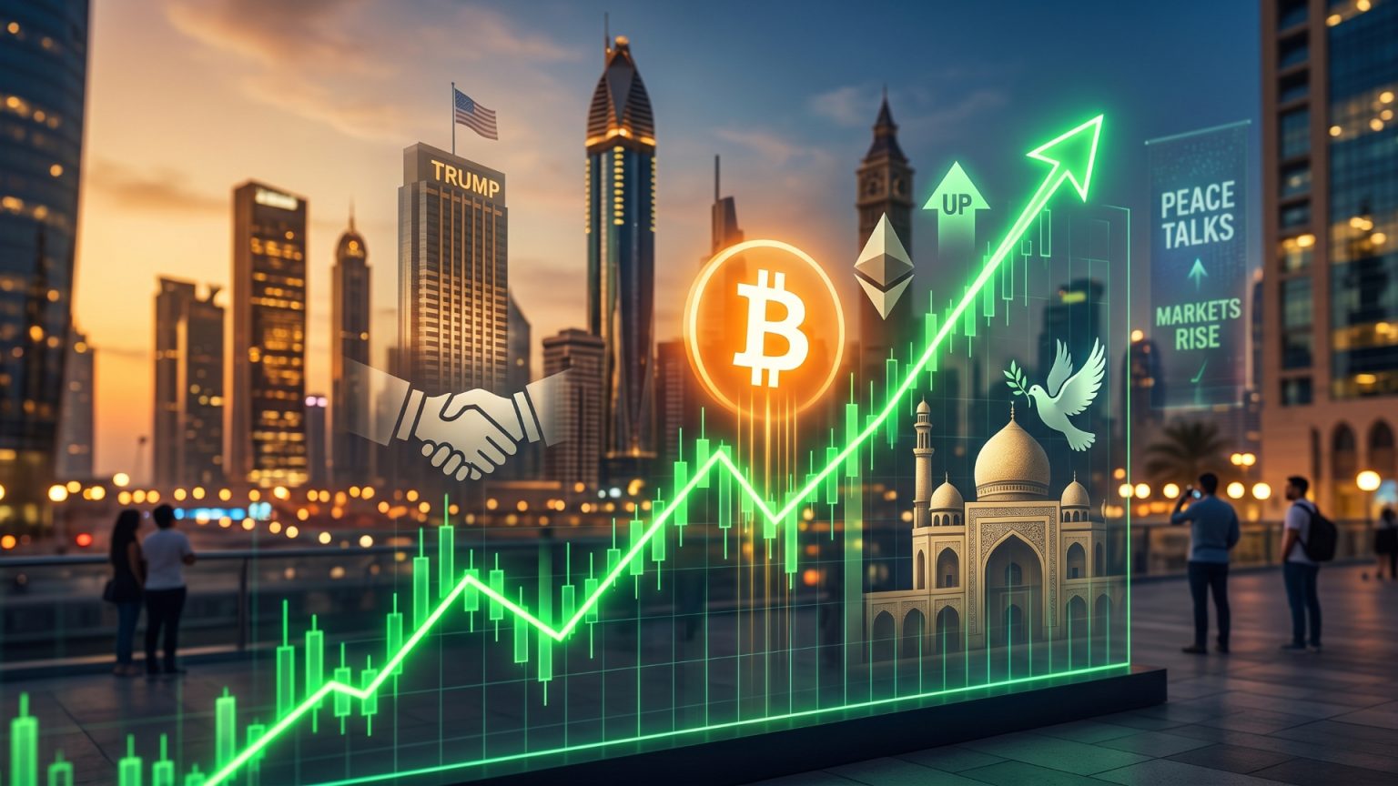 Crypto Markets Bounce Back as Trump Signals Iran Peace Deal Progress