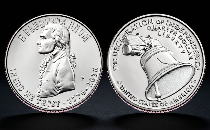 1776-2026 Declaration of Independence Quarter Enters Circulation