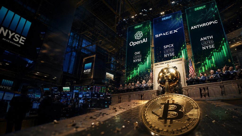 Bitcoin faces a Wall Street test as AI’s mega-IPO wave targets the same capital