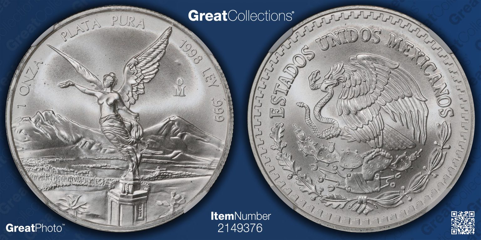 1998 Silver Libertad Sells for $46,125 as Prices Surge