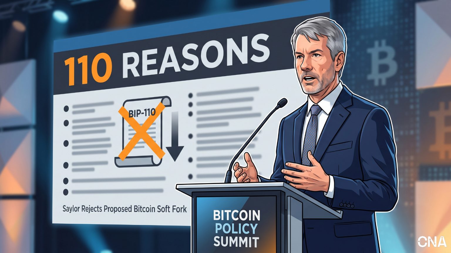 Michael Saylor Rejects Bitcoin Soft Fork