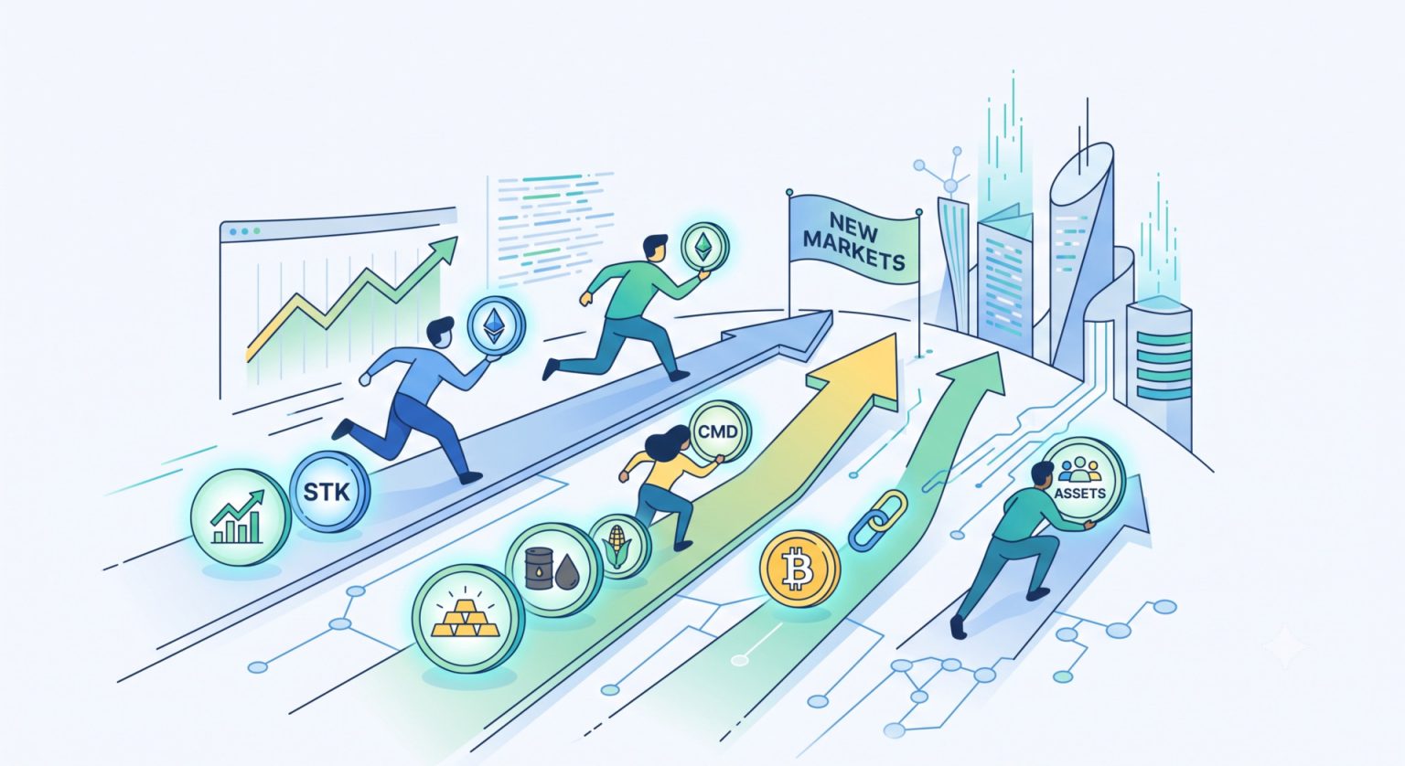 Crypto Exchanges Race into Tokenised Stocks and Commodities as Competition Intensifies