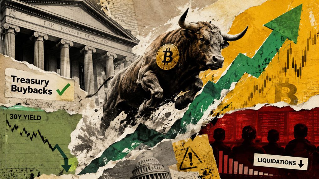 Bitcoin rockets toward $67,000 as US Treasury move wipes out $400 million in crypto shorts