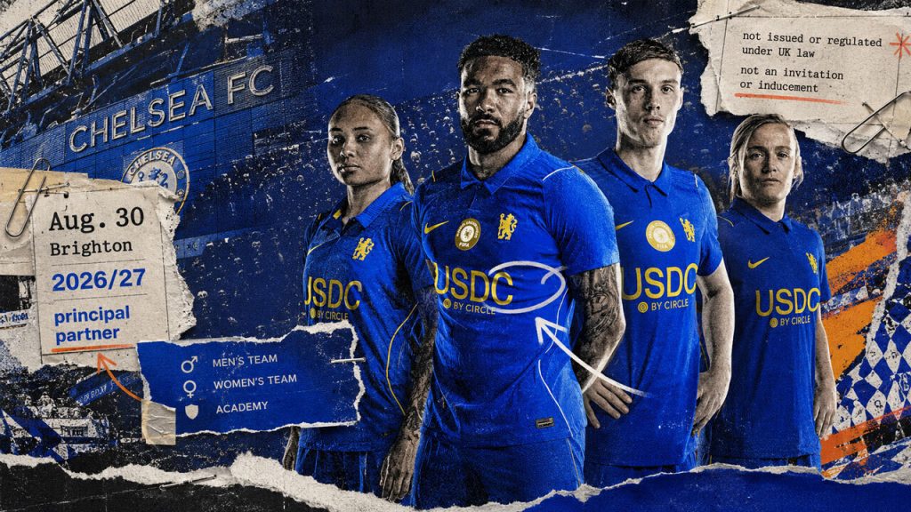 USDC gets promoted to the Premier League with Chelsea main shirt sponsor deal