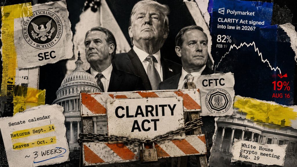CLARITY Act odds fall to10%