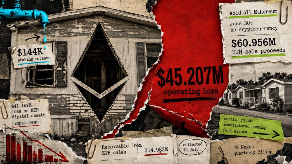 FG Nexus dumped all its Ethereum at a $45 million loss
