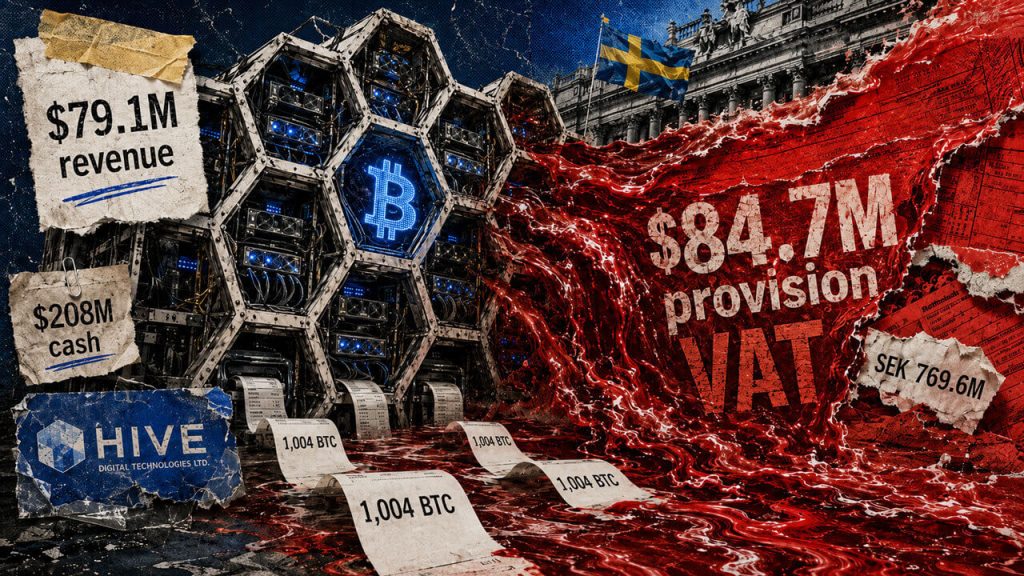 HIVE booked $84.7M, exceeding revenue