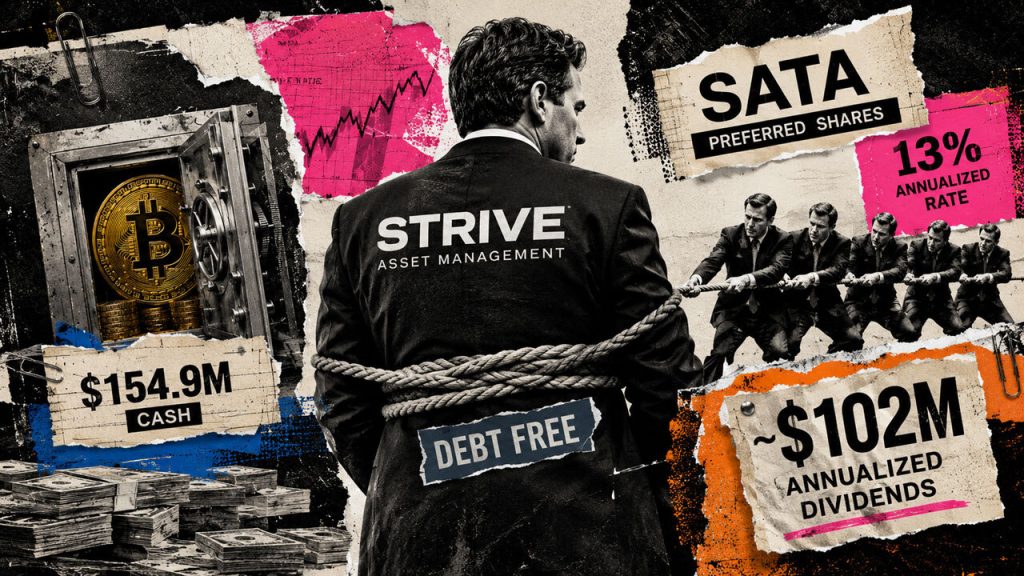 Strive’s SATA dividend burden reaches $101.8M annualized