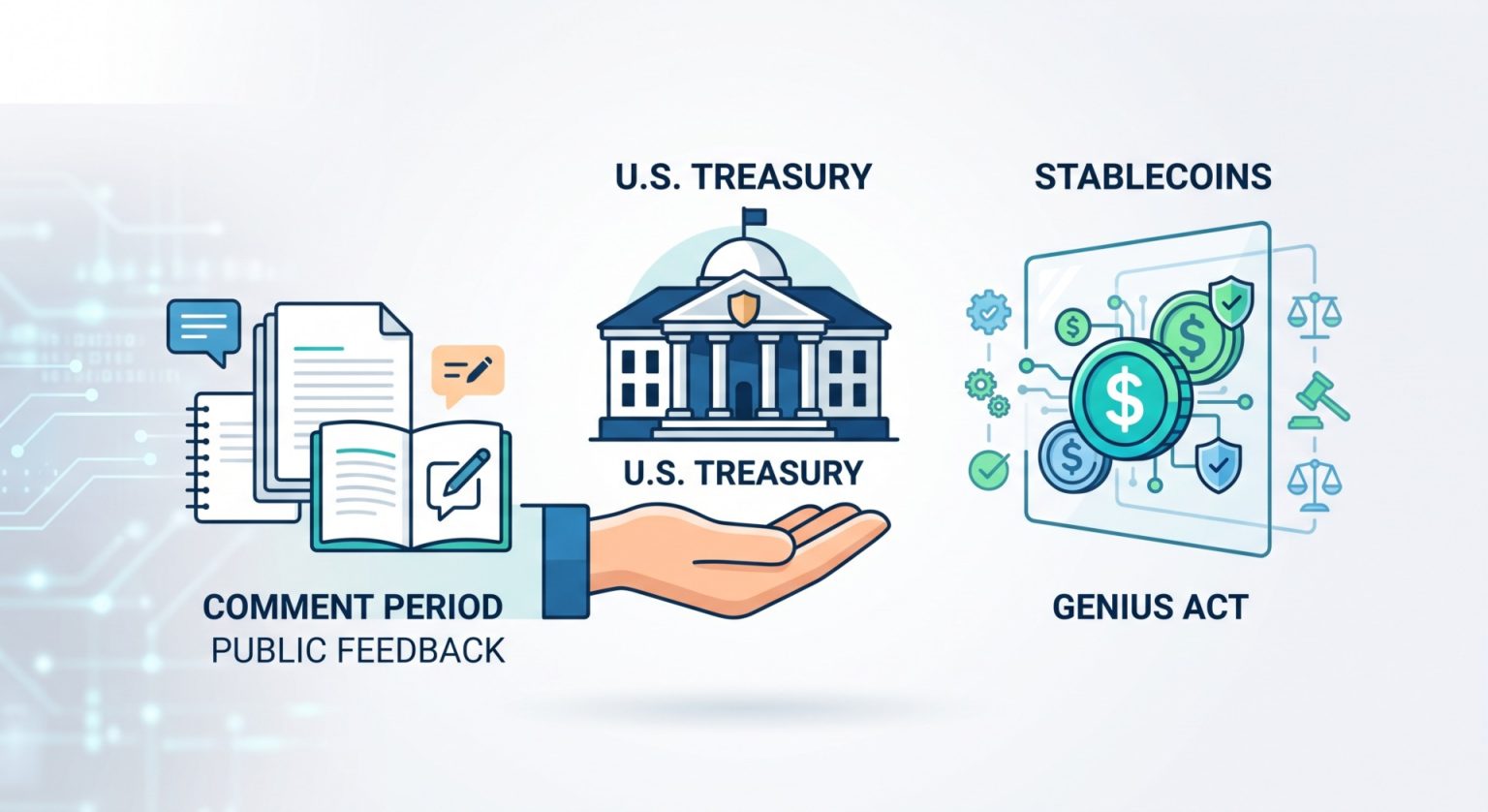 Treasury Opens Comment Period on GENIUS Act Stablecoin Rules