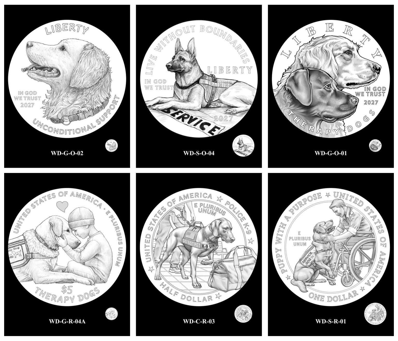 US Mint Selects 37 Artists for Coin and Medal Designs