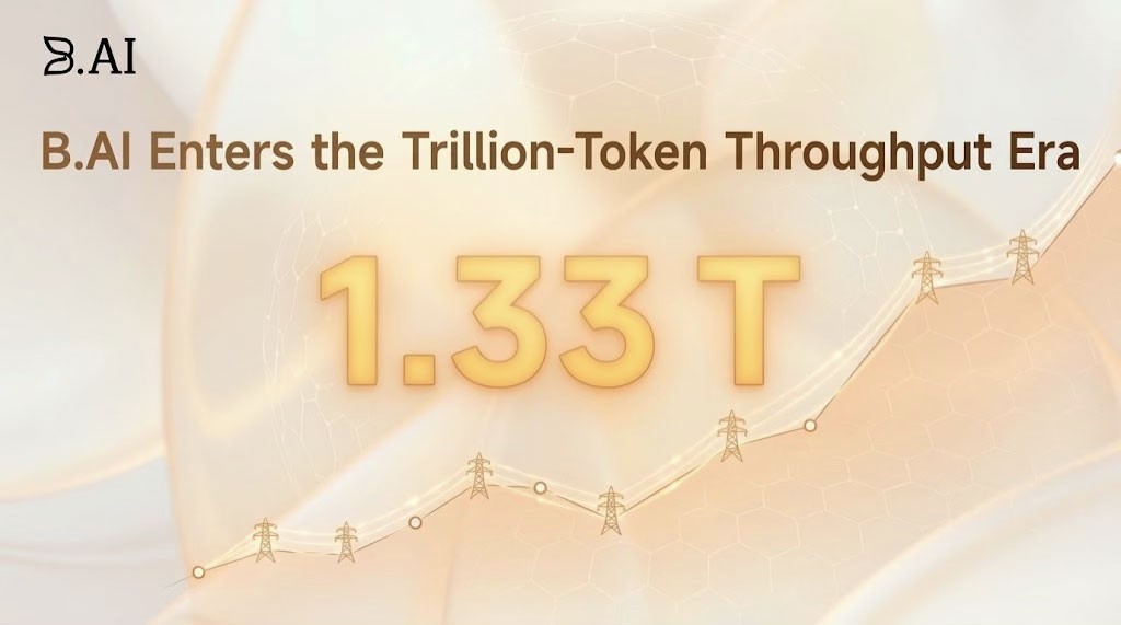 B.AI Hits 1.33T Daily Tokens With Full-Stack AI Grid
