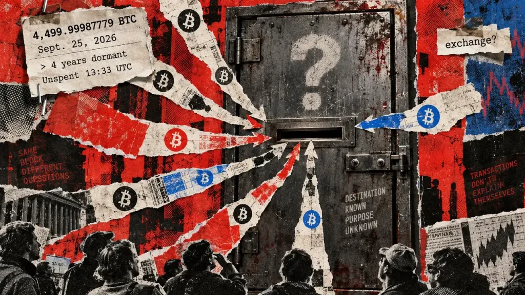 Dormant whale moves $380M Bitcoin, leaving the sale question unanswered