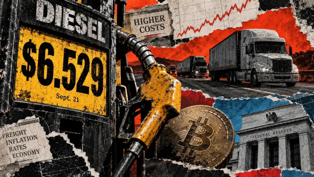 Bitcoin inflation test as diesel hits $6.53 record