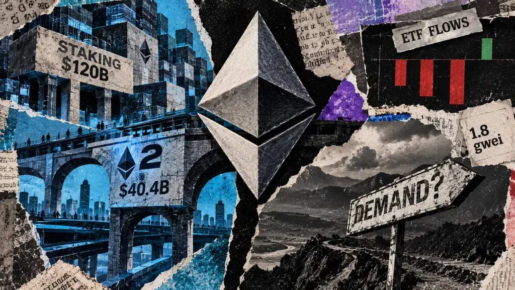 L2 growth and $120 billion in staking hide Ethereum’s supply reality