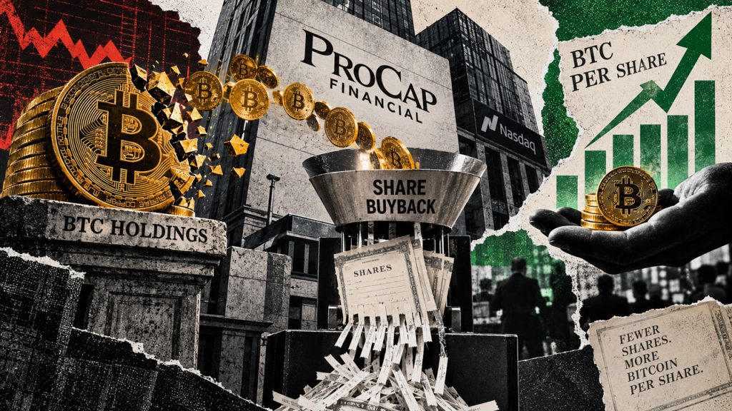 ProCap has bought back 10% of its stock by selling Bitcoin