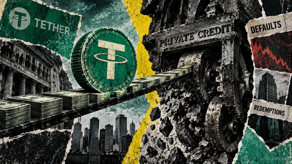 Tether is pushing USDT into a cracking $3 trillion Wall Street debt machine as defaults hit five-year highs at major funds