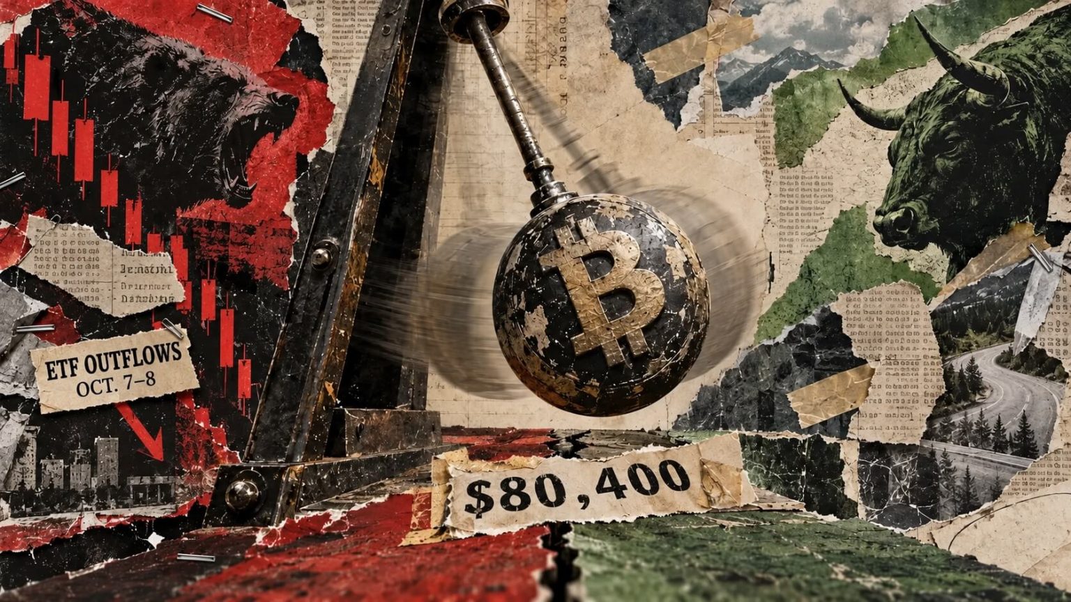 Bitcoin weekend rebound faces $80,400 test after ETF outflows