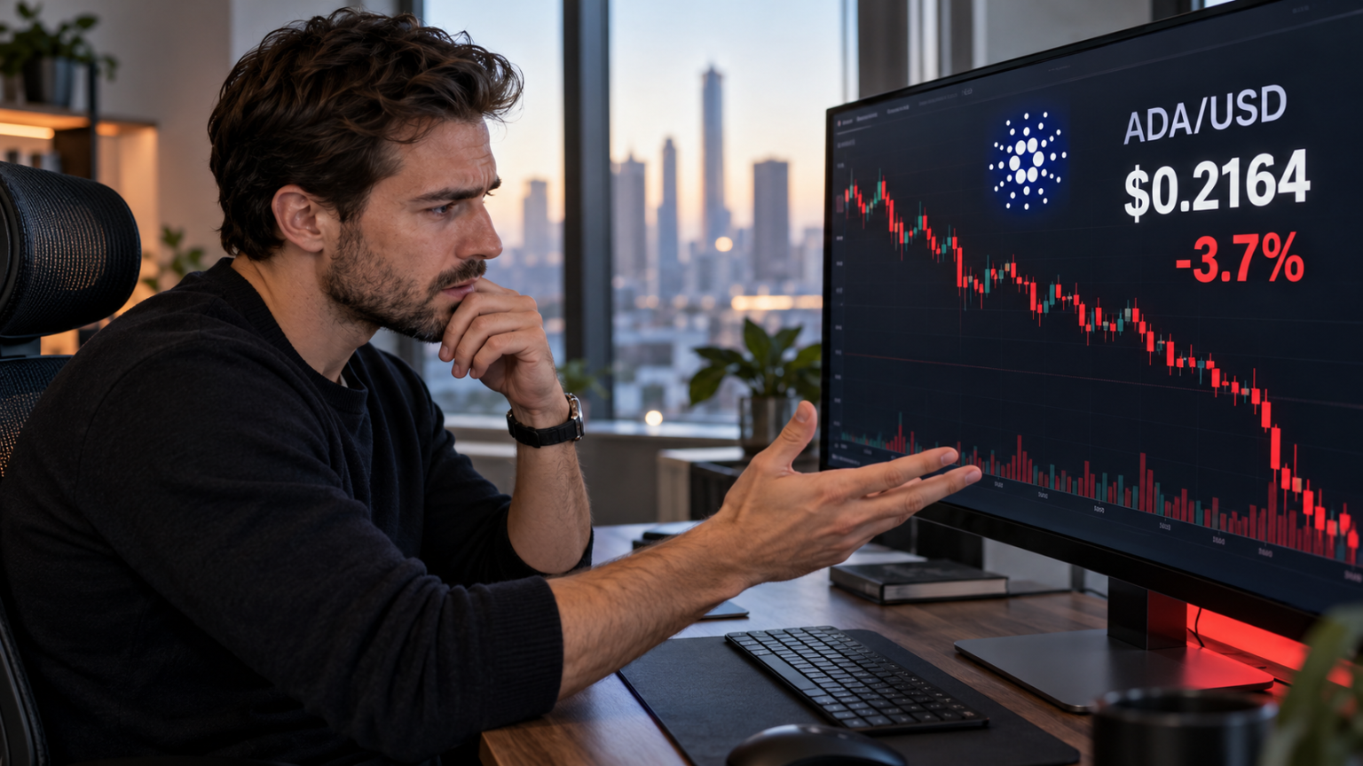 Cardano risks further losses as ADA drops below the $0.220 support