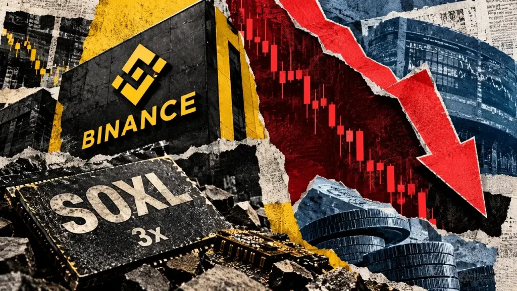 Binance SOXL price band explained after a 5.9% fall