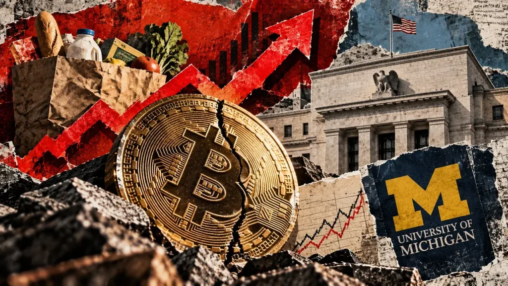 Bitcoin faces an inflation warning beneath steady US consumer sentiment