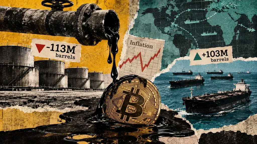 Oil stocks on land near decade low as Bitcoin awaits relief