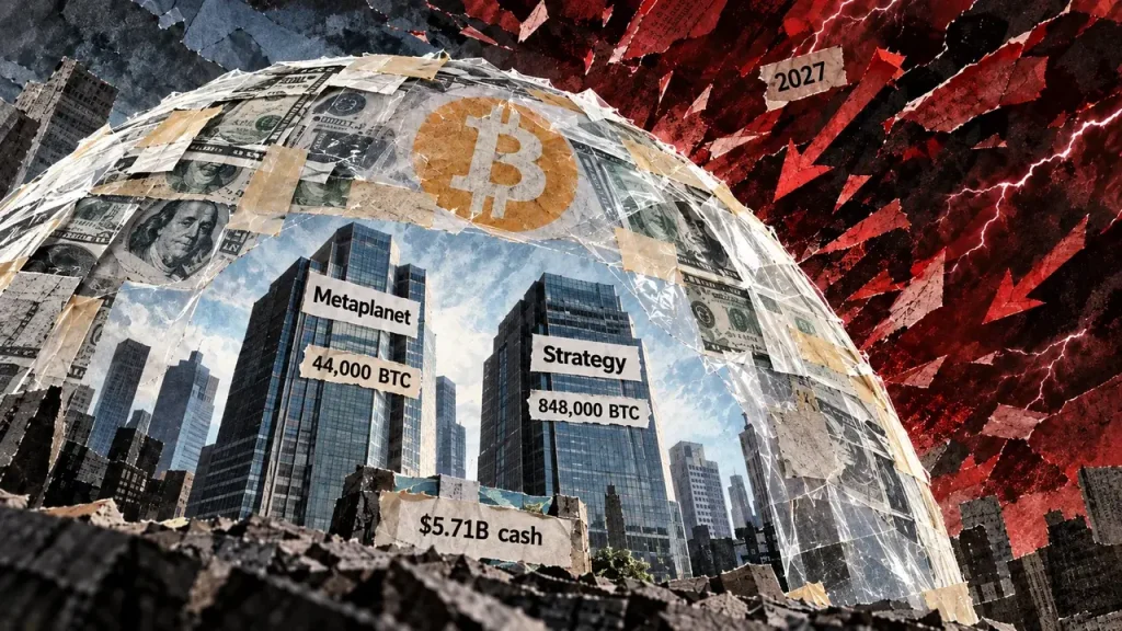 Bitcoin companies are learning that holding forever takes cash