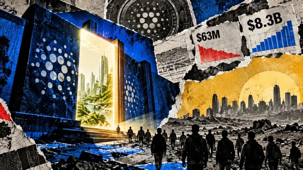 Hoskinson reveals new code for Cardano, but $63M TVL exposes a gap