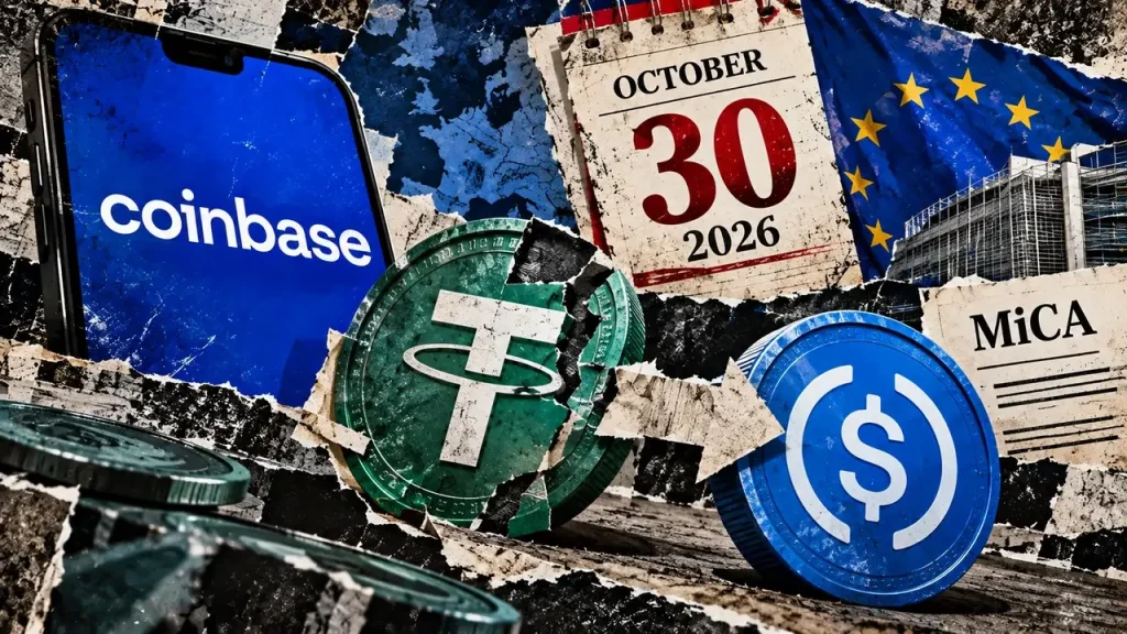 Coinbase sets 3-day MiCA deadline for USDT, PayPal and Trump-linked stablecoins