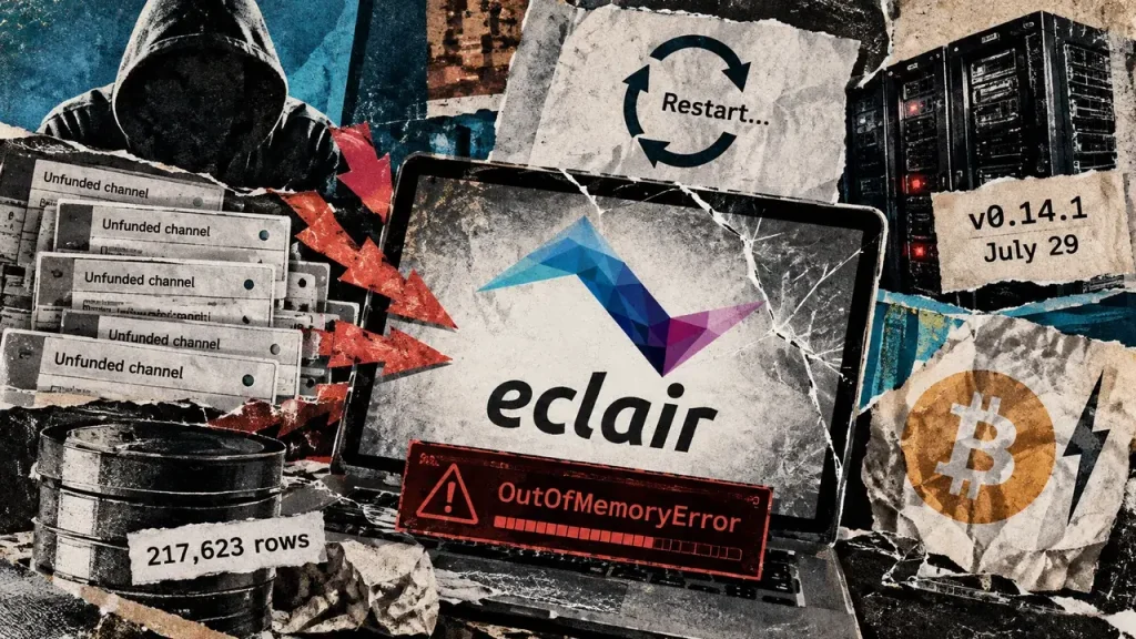 Unpatched Eclair nodes could crash again on restart